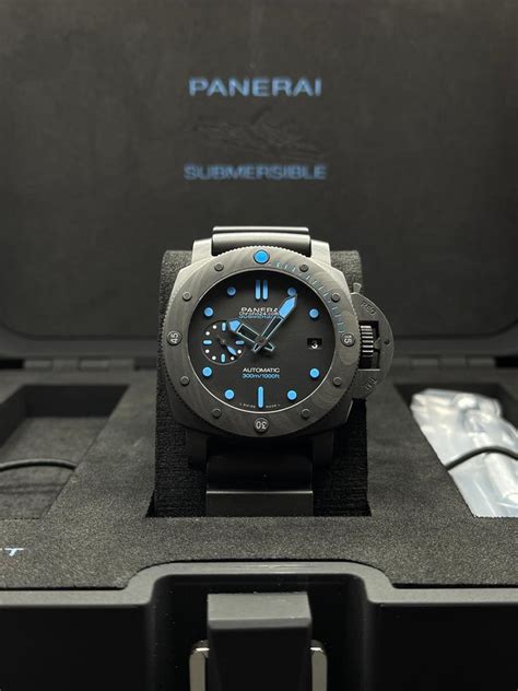 panerai submersible 42mm carbotech|panerai submersible carbotech for sale.